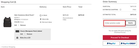 tumi discount code